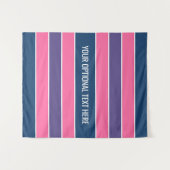 Stripes-Muster für benutzerdefinierte Texttapester Wandteppich (Vorderseite (Horizontal))