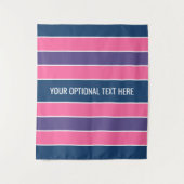 Stripes-Muster für benutzerdefinierte Texttapester Wandteppich (Vorderseite)