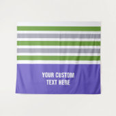 Stripes-Muster für benutzerdefinierte Texttapester Wandteppich (Vorderseite (Horizontal))