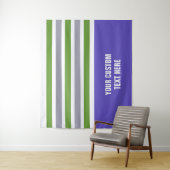 Stripes-Muster für benutzerdefinierte Texttapester Wandteppich (Beispiel)