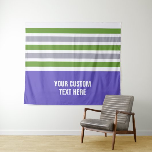 Stripes-Muster für benutzerdefinierte Texttapester Wandteppich (Beispiel (Horizontal))