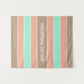 Stripes-Muster für benutzerdefinierte Texttapester Wandteppich (Vorderseite (Horizontal))