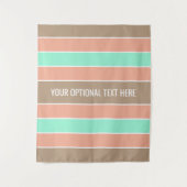 Stripes-Muster für benutzerdefinierte Texttapester Wandteppich (Vorderseite)