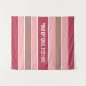 Stripes-Muster für benutzerdefinierte Texttapester Wandteppich (Vorderseite (Horizontal))