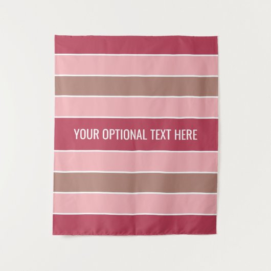 Stripes-Muster für benutzerdefinierte Texttapester Wandteppich (Vorderseite)