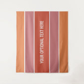 Stripes-Muster für benutzerdefinierte Texttapester Wandteppich (Vorderseite)