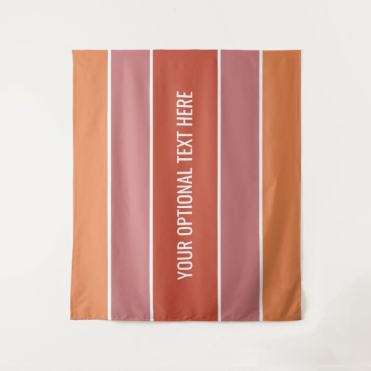 Stripes-Muster für benutzerdefinierte Texttapester Wandteppich (Vorderseite)