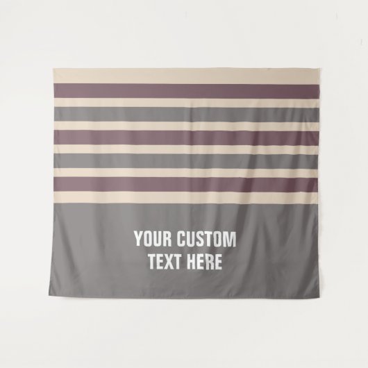 Stripes-Muster für benutzerdefinierte Texttapester Wandteppich (Vorderseite (Horizontal))