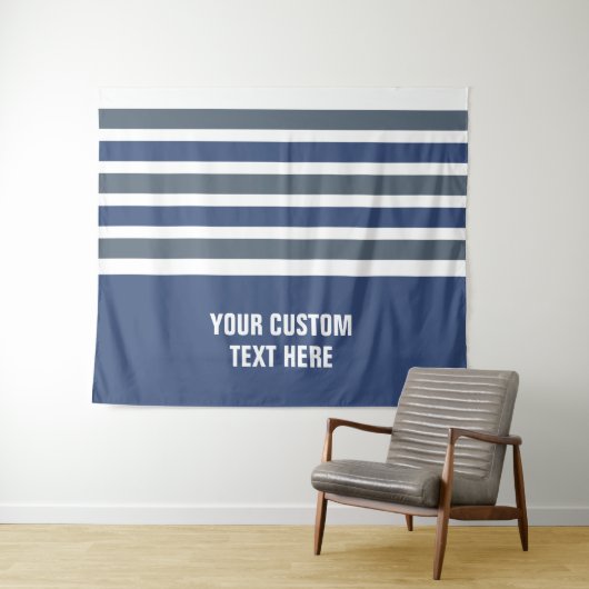 Stripes-Muster für benutzerdefinierte Texttapester Wandteppich (Beispiel (Horizontal))