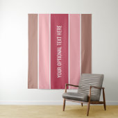 Stripes-Muster für benutzerdefinierte Texttapester Wandteppich (Beispiel)