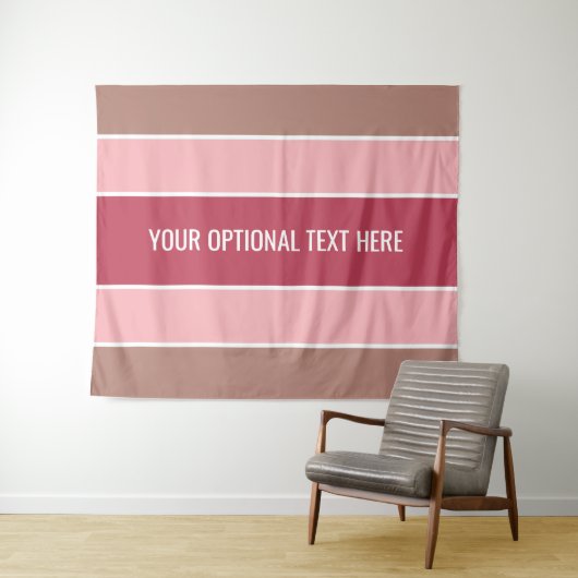 Stripes-Muster für benutzerdefinierte Texttapester Wandteppich (Beispiel (Horizontal))