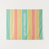 Stripes-Muster für benutzerdefinierte Texttapester Wandteppich (Vorderseite (Horizontal))