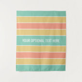Stripes-Muster für benutzerdefinierte Texttapester Wandteppich (Vorderseite)