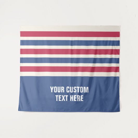 Stripes-Muster für benutzerdefinierte Texttapester Wandteppich (Vorderseite (Horizontal))