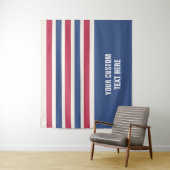 Stripes-Muster für benutzerdefinierte Texttapester Wandteppich (Beispiel)