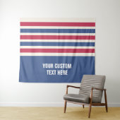 Stripes-Muster für benutzerdefinierte Texttapester Wandteppich (Beispiel (Horizontal))