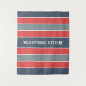 Stripes-Muster für benutzerdefinierte Texttapester Wandteppich (Vorderseite)