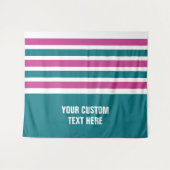 Stripes-Muster für benutzerdefinierte Texttapester Wandteppich (Vorderseite (Horizontal))