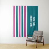 Stripes-Muster für benutzerdefinierte Texttapester Wandteppich (Beispiel)