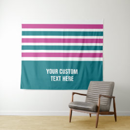 Stripes-Muster für benutzerdefinierte Texttapester Wandteppich