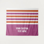 Stripes-Muster für benutzerdefinierte Texttapester Wandteppich (Vorderseite (Horizontal))