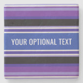 Stripes Muster Untersetzer für benutzerdefinierte  (Vorderseite)