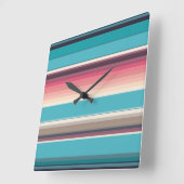 Stripes of the Horizon   Quadratische Wanduhr (Winkel)