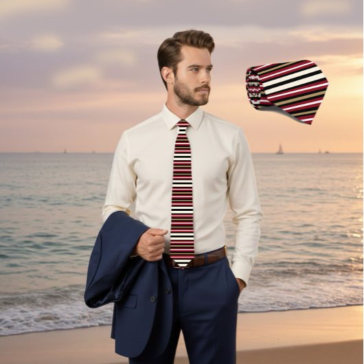 Stripes pattern krawatte