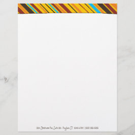 Stripes Personal Letterhead Briefkopf