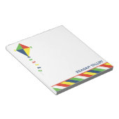 Stripes Personalisiert Notepad Notizblock (angewinkelt)