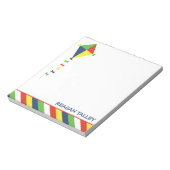 Stripes Personalisiert Notepad Notizblock (Rotiert)