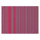 Stripes Red Gray Tischdecke (Vorderseite (Horizontal))