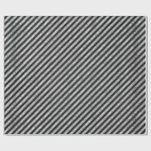 Stripes Schwarz-weiß Lines Chalkboard Elegante Geschenkpapier (Flach)