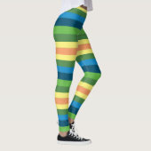 Stripes Summer Fashion Custom Leggings (Rechts)