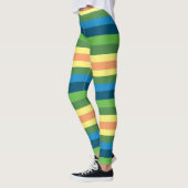 Stripes Summer Fashion Custom Leggings (Links)