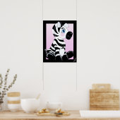 Stripes the Baby Zebra Poster (Küche)
