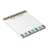 Stripes und Polka Dots Personal Notepad Notizblock (angewinkelt)