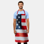 Stripes USA Cooking Schürze — USA (Getragen)