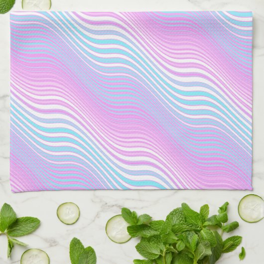 Stripewave-Evolution : Geschirrtuch (Gefaltet)
