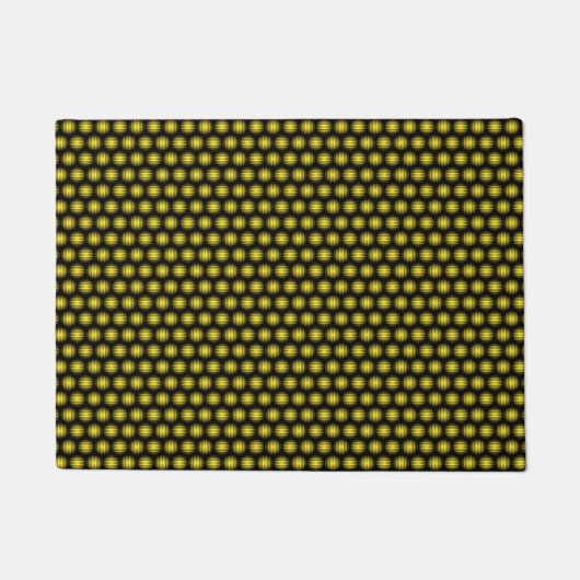 Stripey Ball Pattern Fußmatte (Vorderseite)