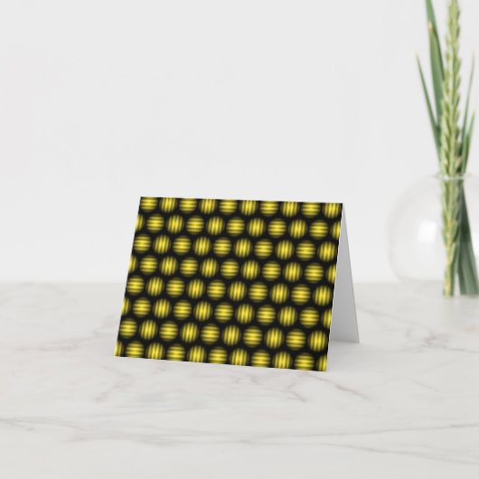 Stripey Ball Pattern Karte (Vorderseite)