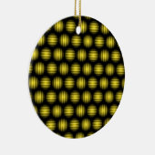 Stripey Ball Pattern Keramik Ornament (Rechts)