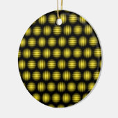 Stripey Ball Pattern Keramik Ornament (Links)