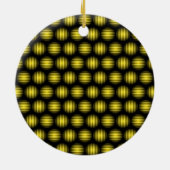 Stripey Ball Pattern Keramik Ornament (Hinten)