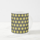 Stripey Ball Pattern Mattglastasse (VorderseiteRechts)
