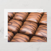 Stripey Chocolates Postkarte (Vorne/Hinten)
