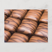 Stripey Chocolates Postkarte (Vorderseite)