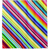 Stripey-Duschvorhang Duschvorhang (Vorderseite)