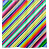 Stripey-Duschvorhang Duschvorhang (Vorderseite)
