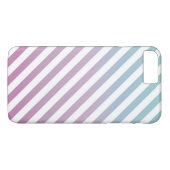 Stripey Goodness - Cranberry Blues Case-Mate iPhone Hülle (Rückseite (Horizontal))
